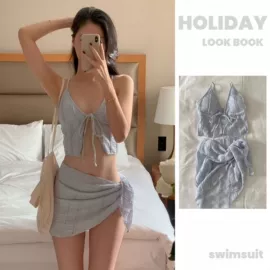 连体泳衣;比基尼;三件套泳装