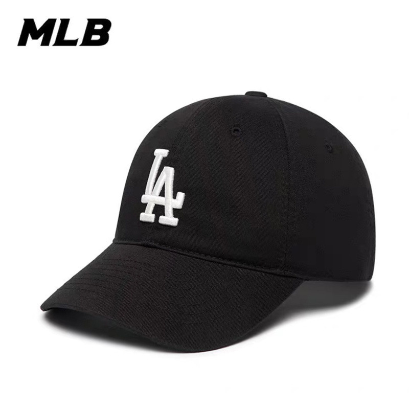 韩国MLB帽子情侣同款软顶小标NY鸭舌帽LA休闲明星男女同款棒球帽|undefined