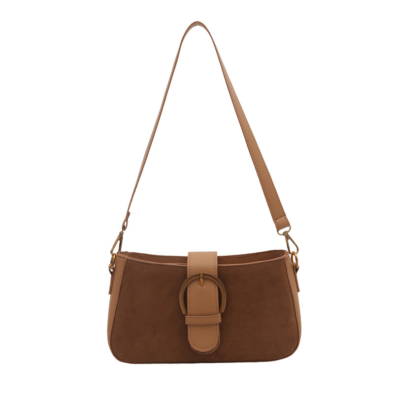 Simple retro nicho diseño brazo bolso 2025 primavera nuevo nicho de moda diseño popular bolso de hombro