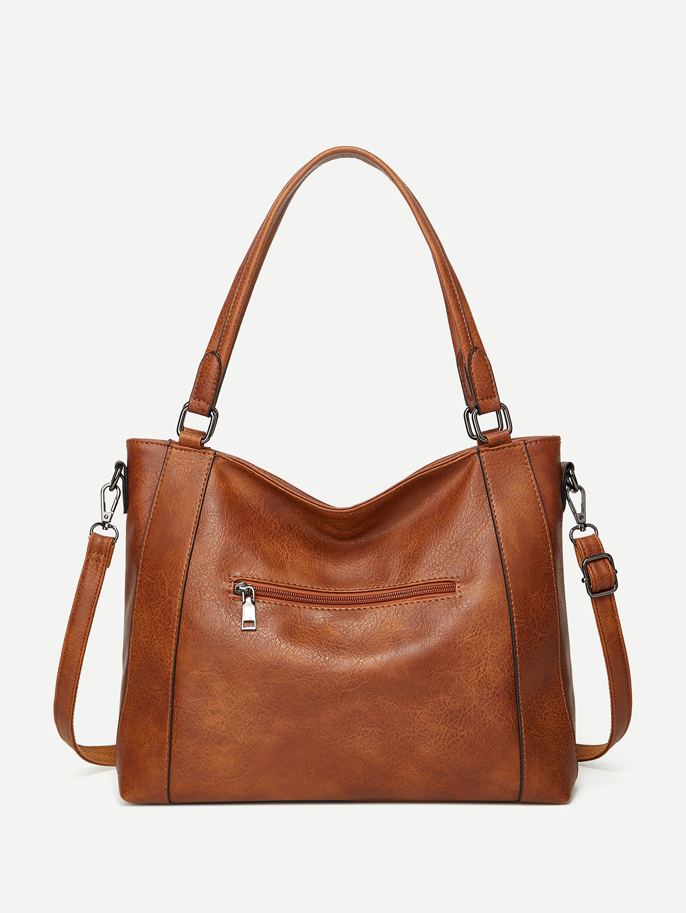 Women's Hobo Bag Set Large Capacity Soft Leather Shoulder Bag_voghion.com