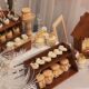 Mori Dessert Table Display Rack Solid Wood Table Ornaments Wedding Engagement Birthday Business Banquet Cold Dinner Tea Break Table