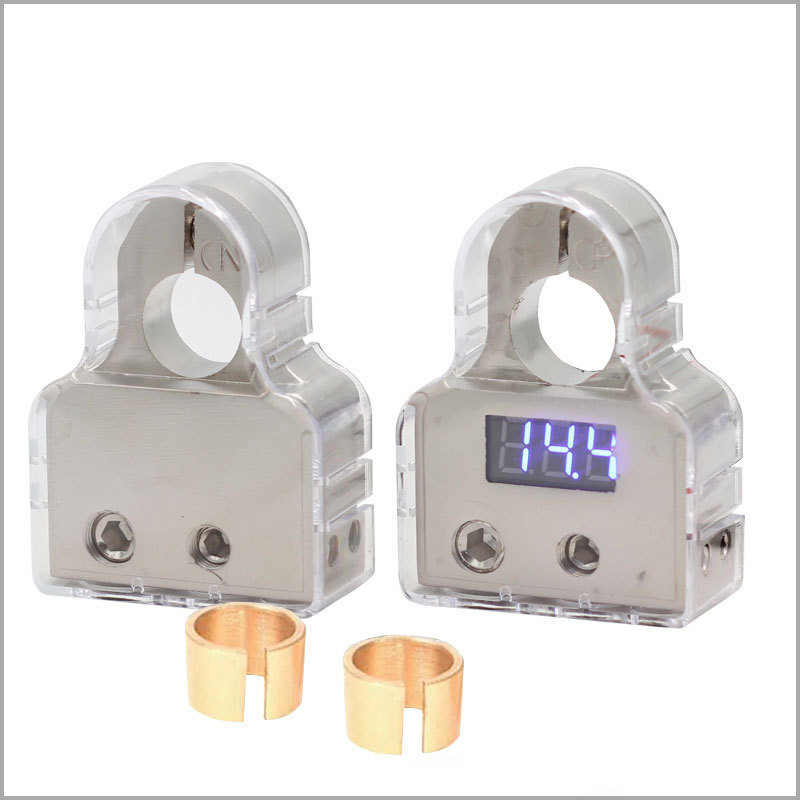 Car audio refit car battery battery head installation car battery head battery clip battery terminal connection