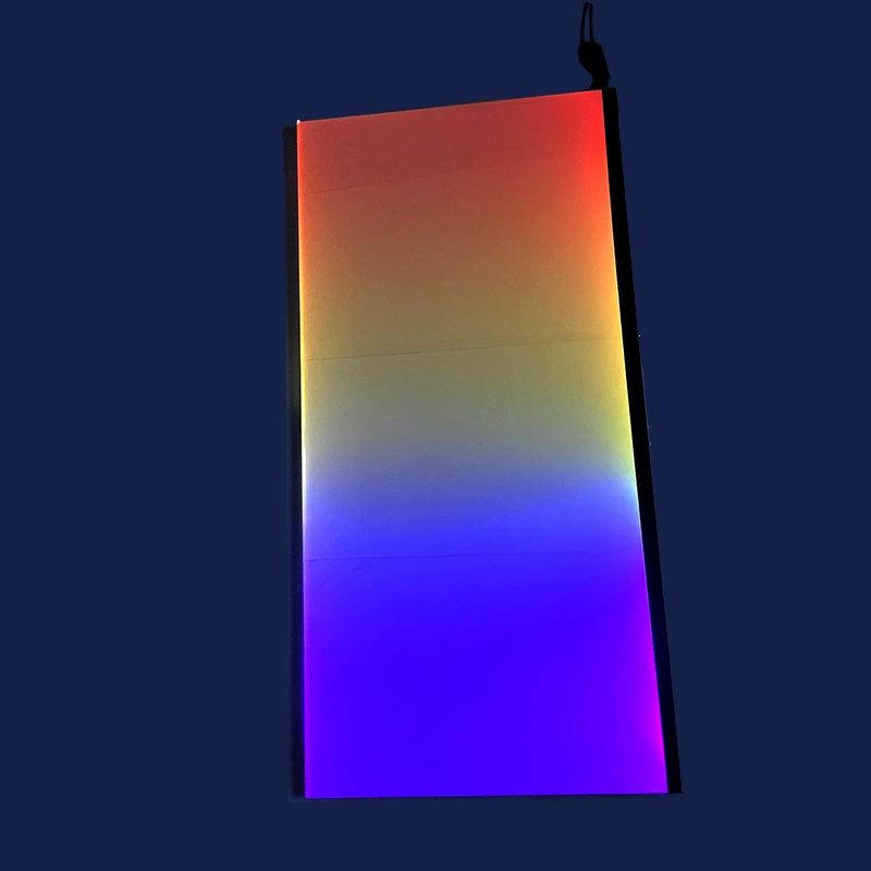 Комплект из трех частей: световодная пластина RGB для светодиодной подсветки, автомобильный электронный модуль атмосферного освещения, лазерная маркировка