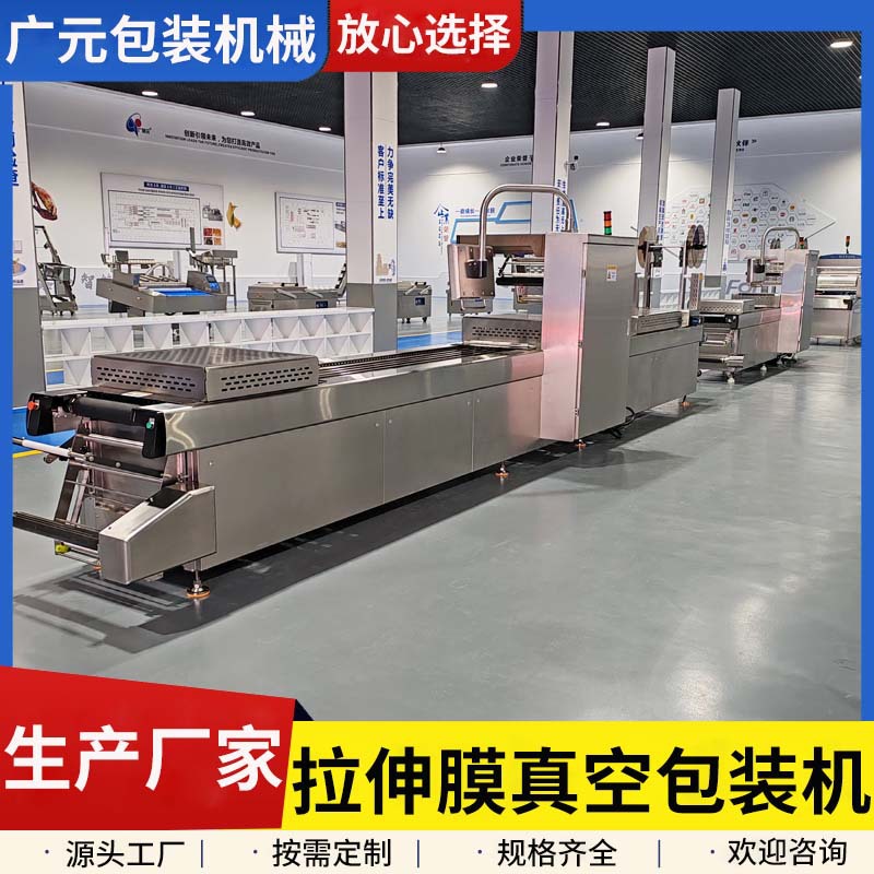 牛棒骨羊棒骨拉伸膜真空包装机 小型全自动拉伸膜真空机 封口机