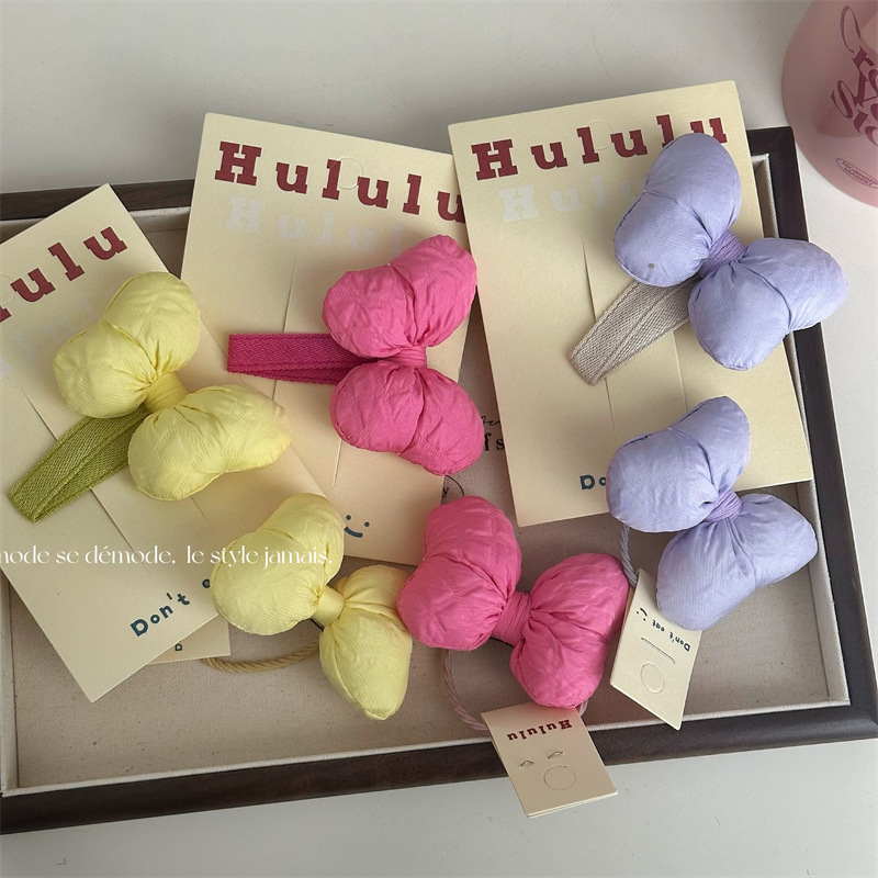 Süße Macaron Haarspange Und Haargummi Set Für Den Alltag_voghion.com