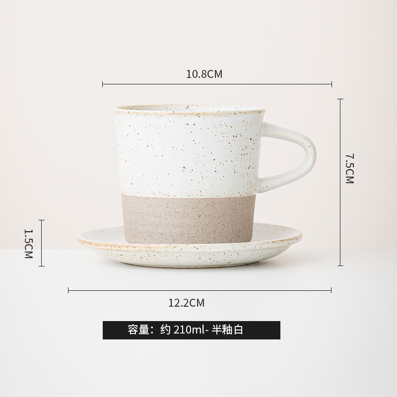 Taza de café de alta calidad, taza de cerámica de alto valor, taza de marca medieval, taza de menú de la tarde, taza de cappuccino personalizada