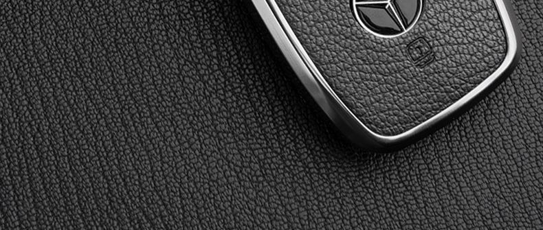 Suitable for the New Mercedes-Benz Vito Key Cover Genuine Leather 24 Models V300L Premium Version Vito V-Class V260 High-End Shell