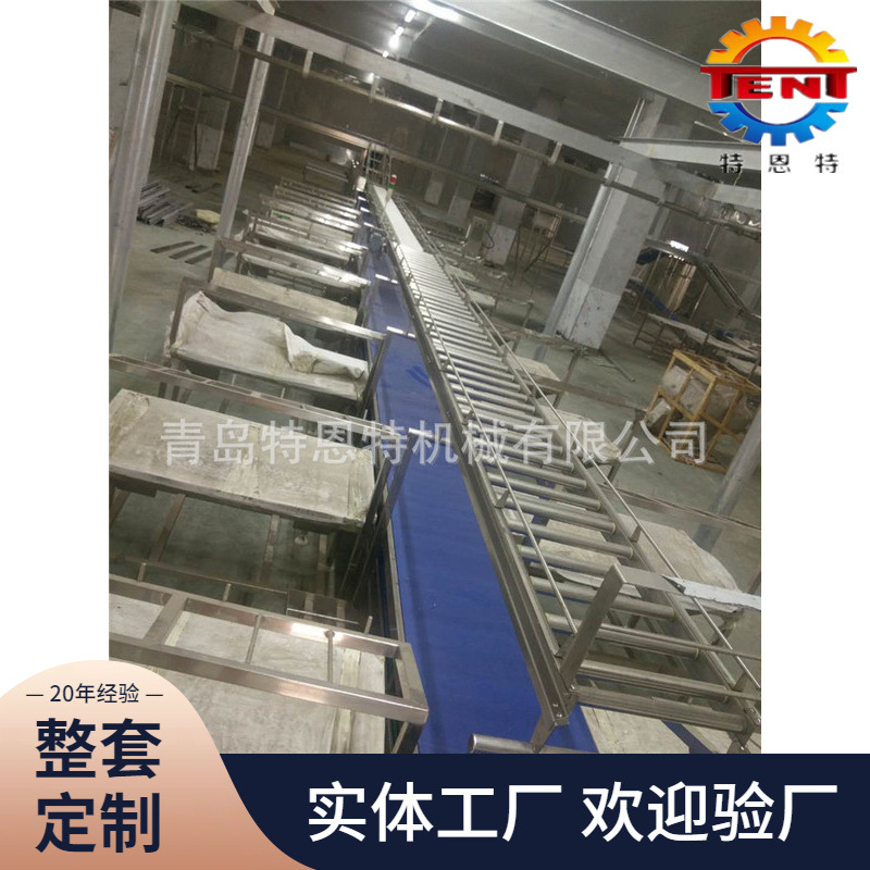 TENT创意款特恩特单层分割输送带不锈钢肉类分割一件代发屠宰及肉