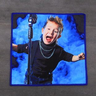 Factory Custom Design Heat Transfer Printing Gathering Towel Polyester Fiber Sublimation Square towels Rally towels