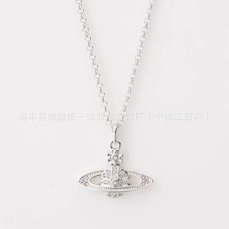 Platinum pin, necklace