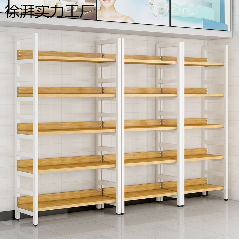 货架多层展示架钢木收纳置物架特价清仓超市仓储陈列架可调节奥跃
