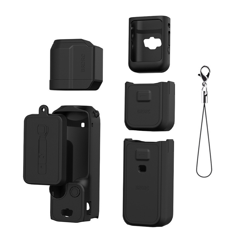 BRDRC は DJI OSMO POCKET3 シリコンケースレンズ保護カバーディスプレイフードアクセサリーに適しています|undefined