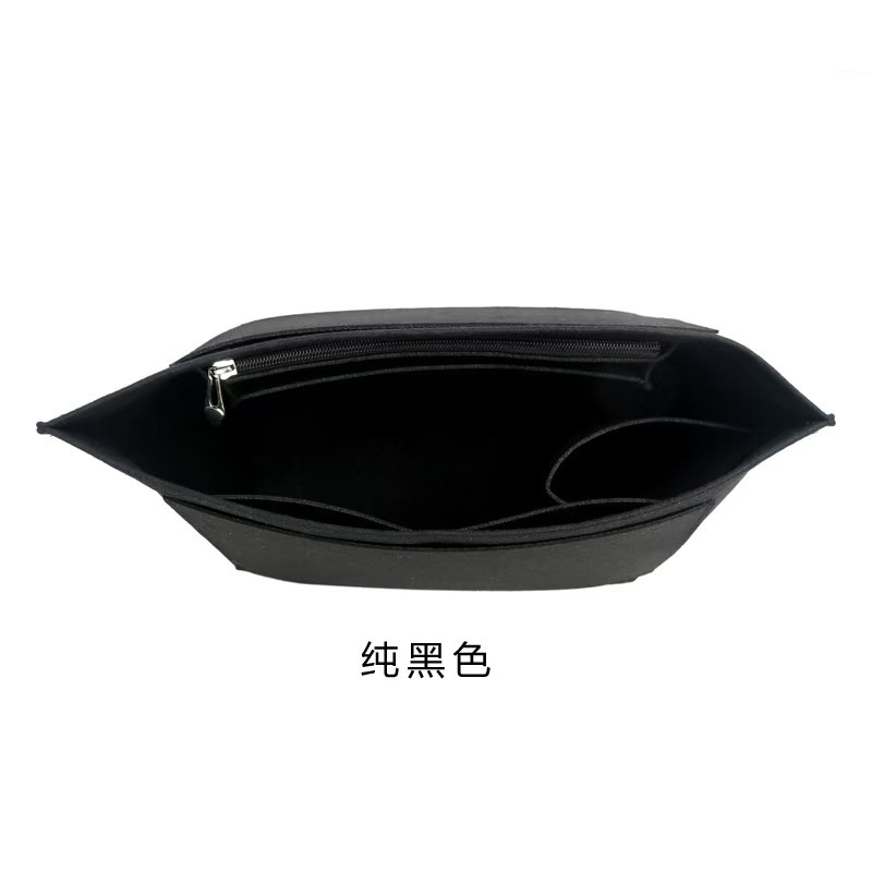 龍祥ブランドのフェルト製インナーバッグ、龍祥バッグ用フェルト製インナーバッグ、餃子型収納化粧ポーチインナー、ハンドバッグ用インナーを越境供給|undefined