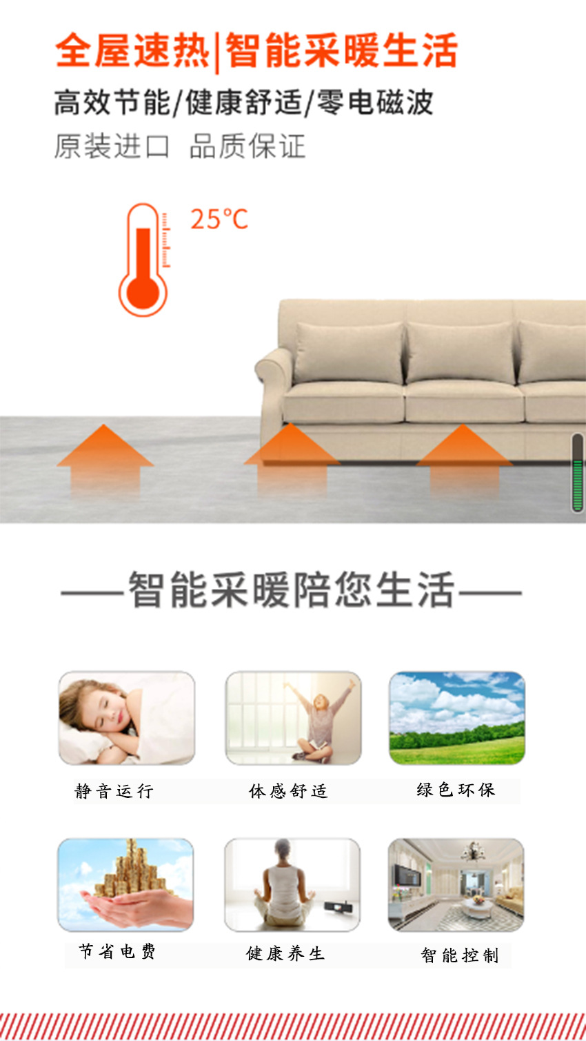 Daewoo Ailejia Electric Floor Heating Heating Heating Heating Cable Manufacturer Direct Sales Korean
