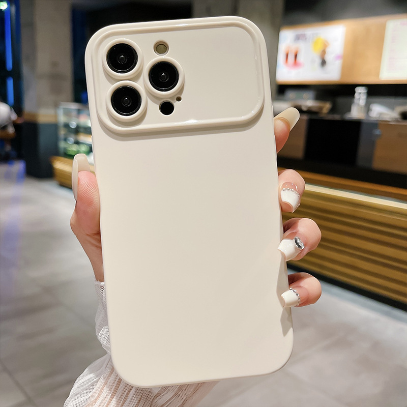 高级感纯色苹果X/XS手机壳大视窗iphoneXR磨砂XS纯色xr保护套批发|undefined