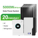 太阳能供电系统全套家庭储能5KW10KW15KW20KW光伏离网发电系统