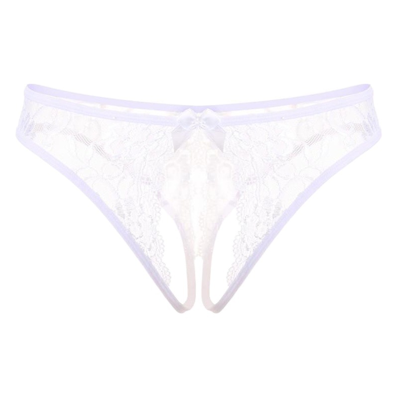 Sexy de encaje caliente abierto sexy ropa interior cintura baja hermosa cadera tentación transparente T pantalones Sao Thong Comercio exterior las mujeres bienes