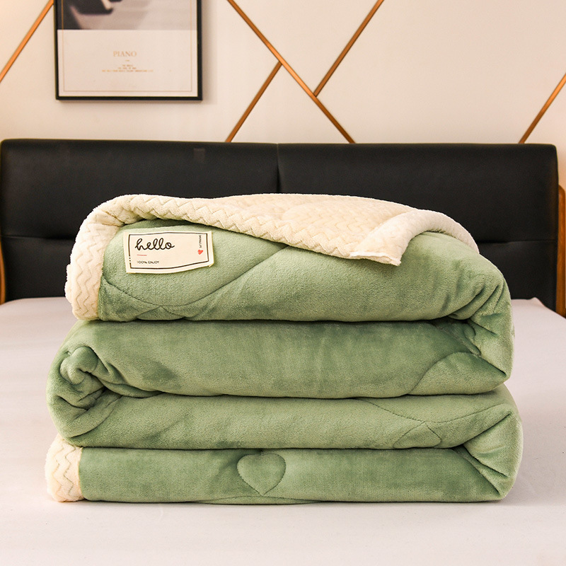 Flange mantas sofá de alto peso leche de cachemira de cordero mantas multifuncionales primavera y otoño mantas de siesta oficina