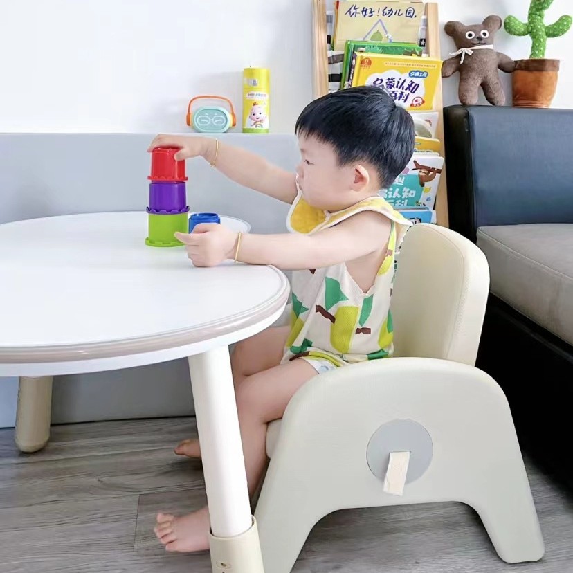 Peanut Table Children's Study Table Can Be Lifted and Adjusted Game Table Baby Kindergarten Early Education Table Chair Montessori Table