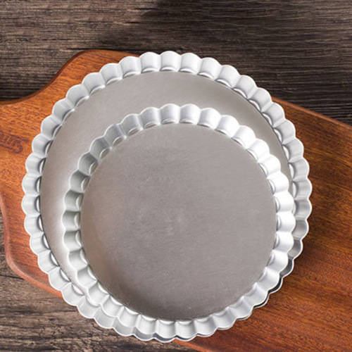 Yabei baking tools round chrysanthemum plate non-stick pizza plate pizza mold pie plate barbecue baking tools