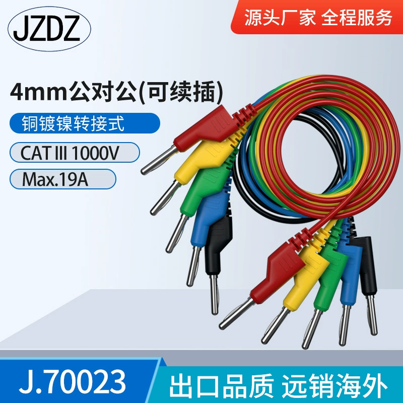 Стопка в форме пушки типа пушки 4 мм в форме банановой вставки тестовая линия высокого давления тестовая линия банановой вставки медное никелирование