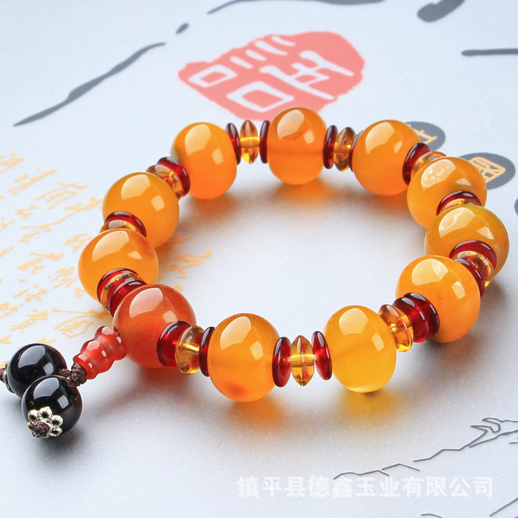 老玛瑙手链006