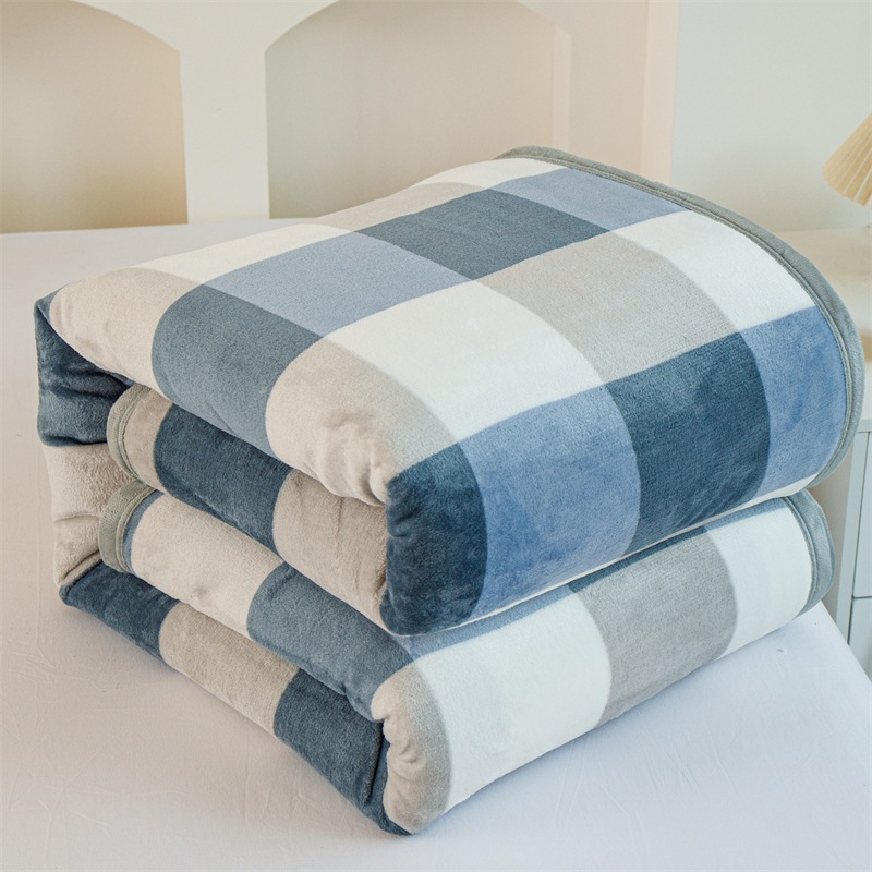 Nórdico flange mantas de peluche doble cara gruesa animación cuatro estaciones mantas de sofá general mantas de siesta mantas de piel