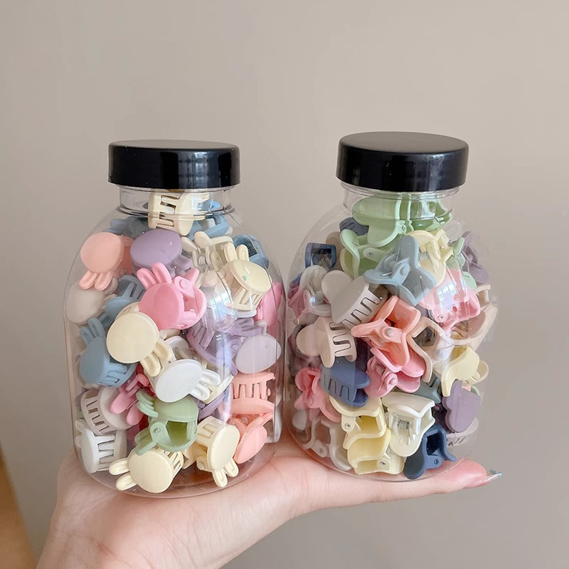 Color simple enlatado pequeño clip de cabello frontal de la princesa clip de cabello roto clip de cabello adorable toque de cabello