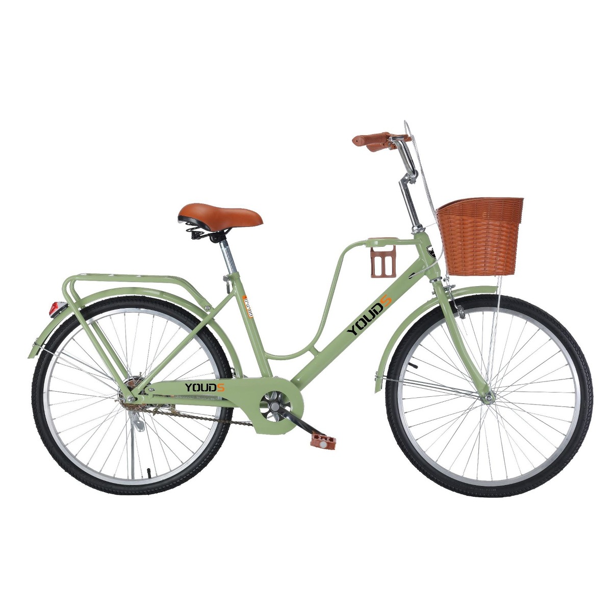 Bicycle for Commuting, Urban Bike, Women's Model, Suitable for Middle and High School Students, Adult Model, 24/ 26inch Inch, Double V-Brake, Durable for Riding