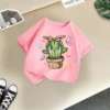 Pink cactus T -shirt