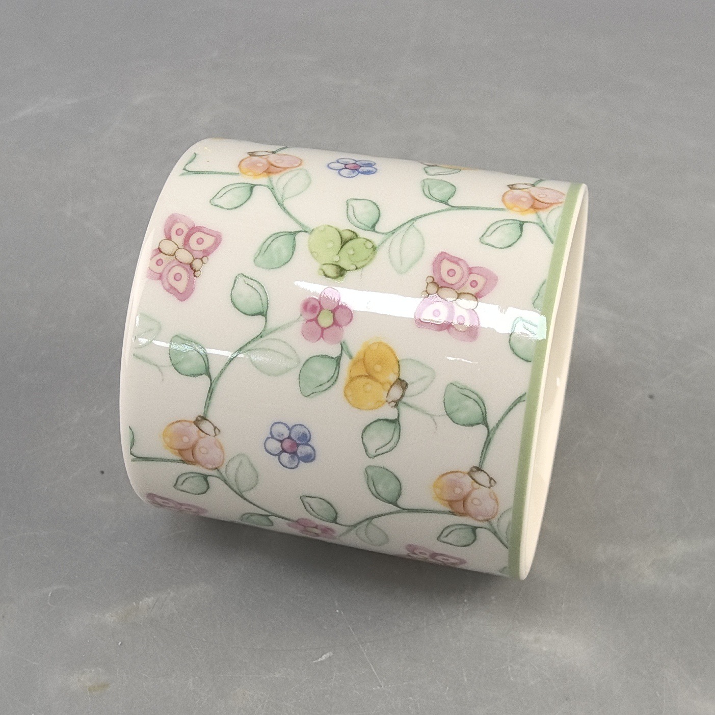 Vintage creativo flor de cerámica taza de cera de cera para mujeres alto valor de mano regalo flor taza de cera de adornos domésticos pequeños frescos