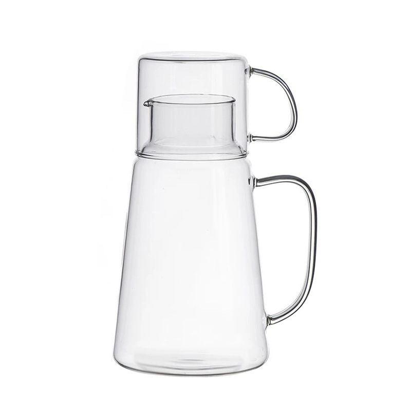 Hervidor frío, una olla, una taza, almacenamiento de agua en el hogar, vidrio de borosilicato, tetera de espuma resistente a altas temperaturas, tetera hervida fría de gran capacidad