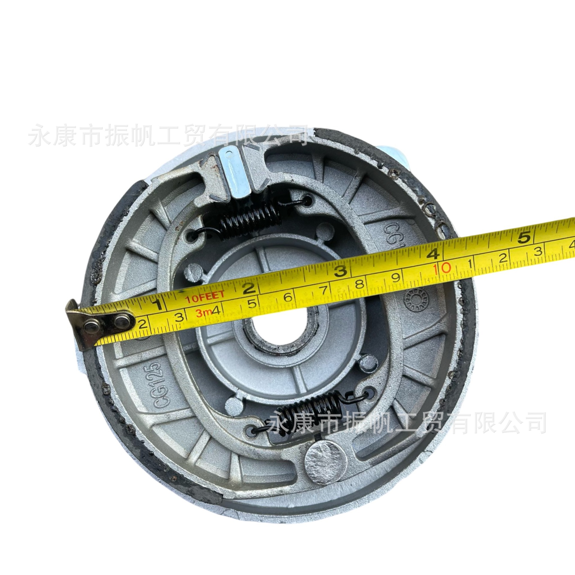 Quad bike accessories: Big Bull shockproof ATV front drum brake disc, brake cover with drum brake friction pad
