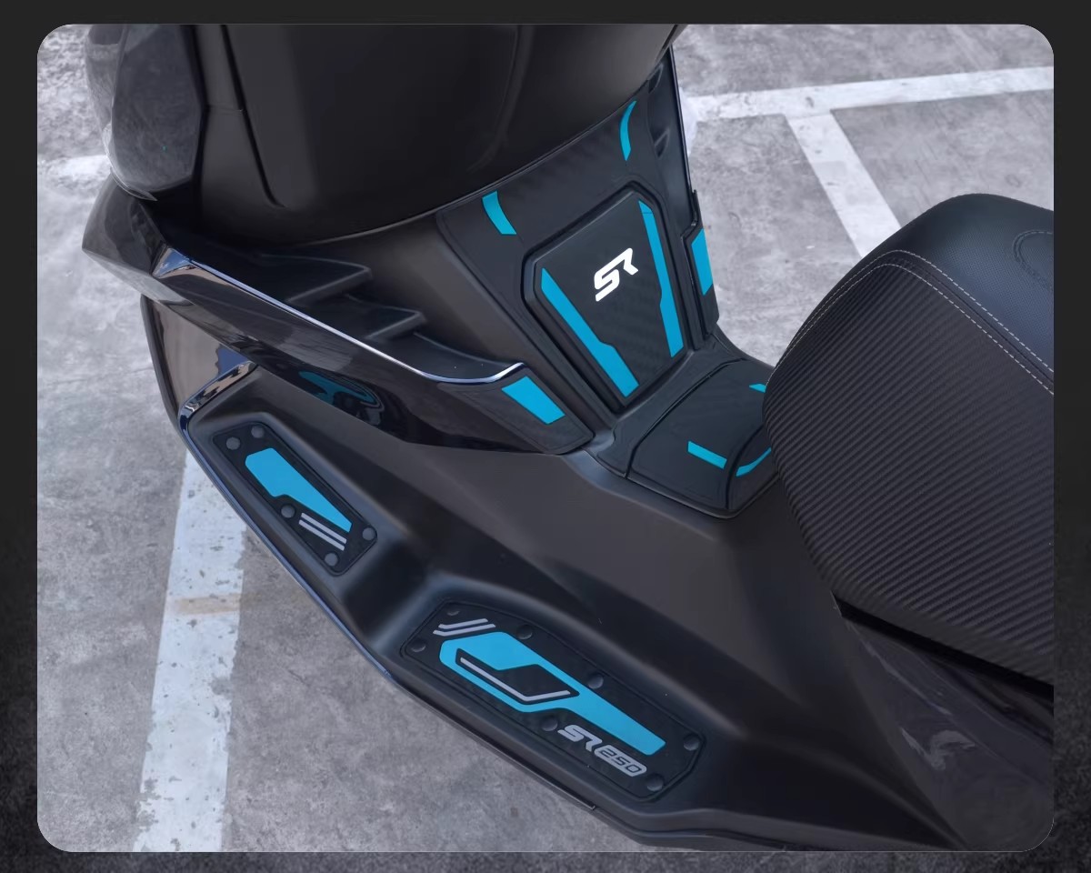 Suitable for Wuji Sr250Gt Latex Fuel Tank Sticker, Body Protection Sticker, Fishbone Waterproof Sticker, Film Modification Accessories