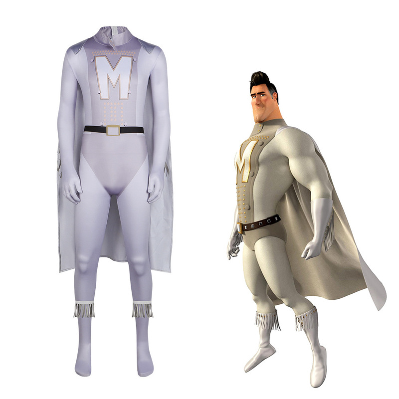 スーパービッグバッドコス衣装シティスーパーマンコスプレ映画同じタイツジャンプスーツハロウィンコスチューム|undefined