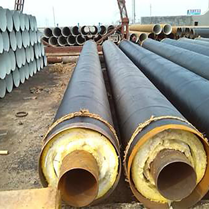 大口径岩棉无缝内滑动热力输送保温钢管钢套钢蒸汽保温钢管直埋