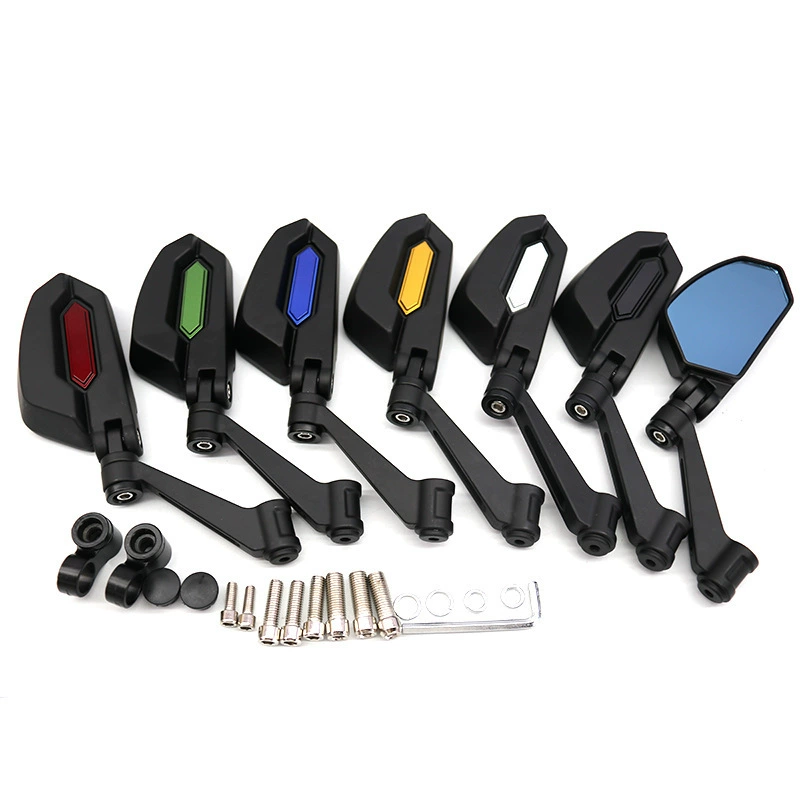 Новый Электромобиль, мотоцикл модифицированное зеркало заднего вида складное зеркало заднего вида Универсальное зеркало заднего вида цветное в комплекте