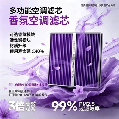 Factory direct delivery of car-specific air freshener air conditioning filters, fragrance type activated carbon filters, large quantities in stock