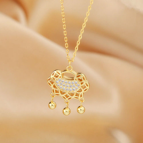 Cross-border e-commerce supply fashion trend necklace creative design light luxury simple accessories gift for friends wholesale