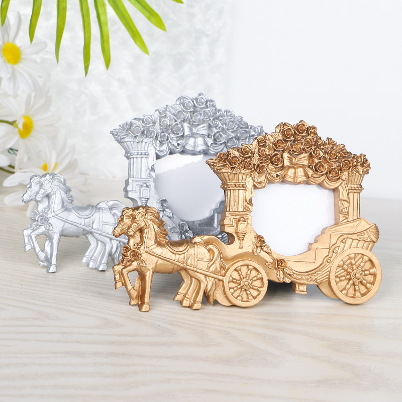 Cross-Border Creative Carriage Photo Frame Ornaments Souvenir Photo Frame Mini Photo Frame Photo Frame Party Small Gifts