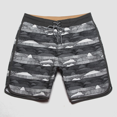 2023 new pattern man Elastic force surfing Beach pants motion run Quick drying Bodybuilding leisure time style full marks shorts