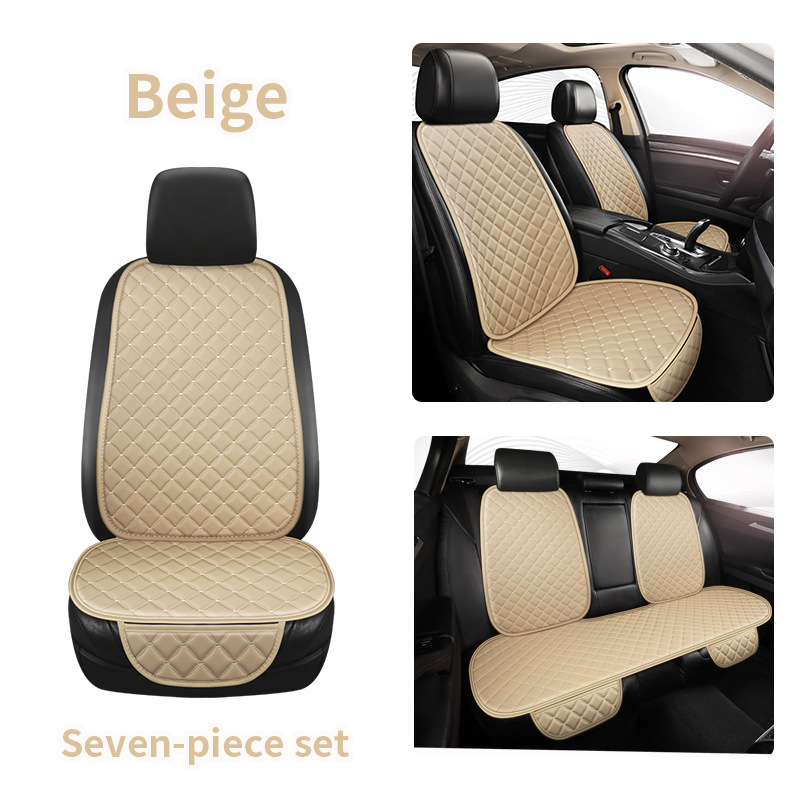 Cojín del asiento del coche cojín del asiento del coche de cuero Napa cubierta del asiento del coche cintura pequeña cojín del asiento del coche cojín del asiento del comercio exterior