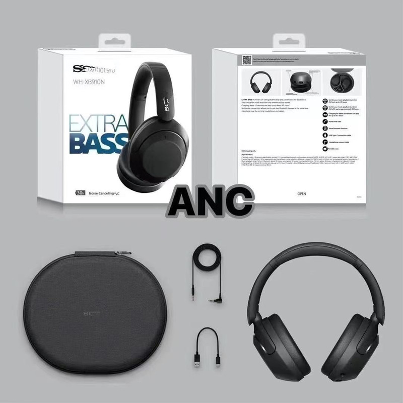 越境電子商取引ホットモデル WH-XB910N ヘッドマウント Bluetooth ヘッドセット ANC 真のノイズリダクション高機能ヘッドセット卸売メーカー|undefined