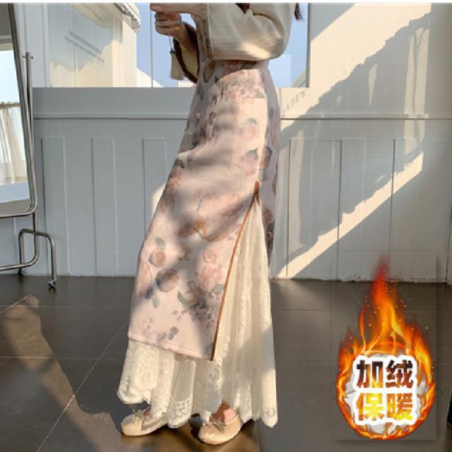 Apricot lining and velvet [butterfly style]