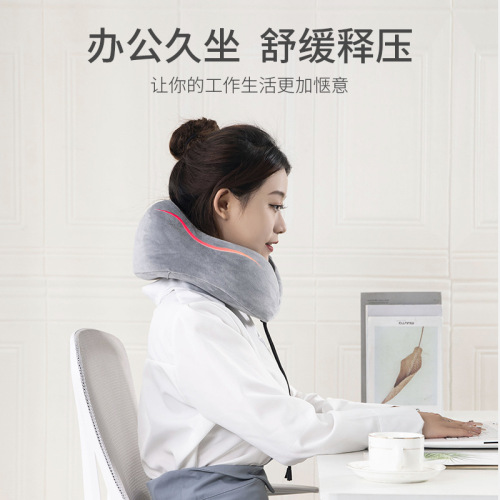 U-shaped pillow memory foam office nap pillow cervical vertebra hump-shaped logo travel airplane neck pillow wholesale