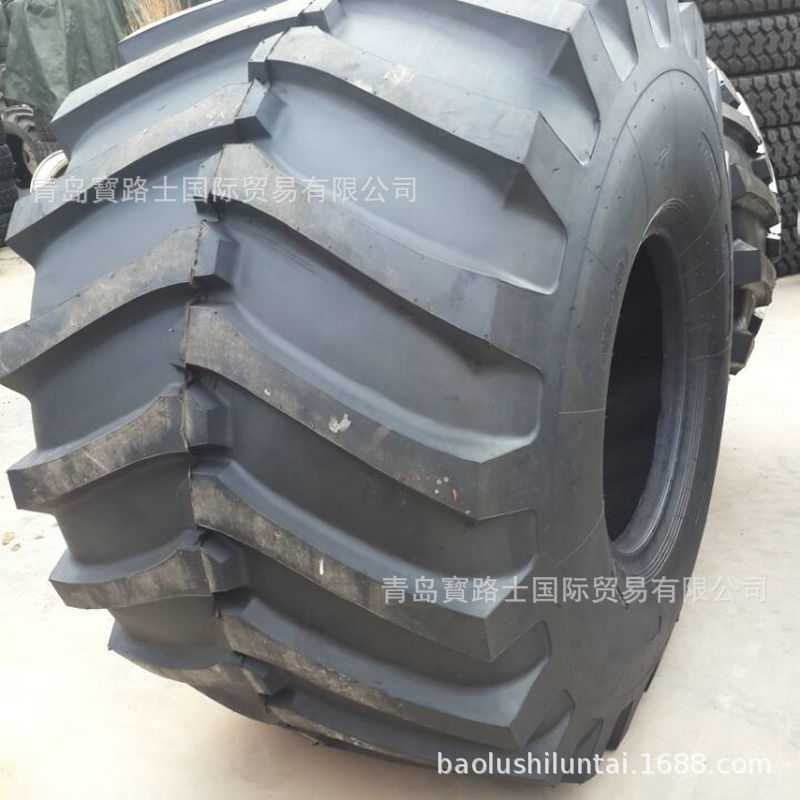 石油勘探车轮胎 66x43.00-25 沙漠车宽基轮胎 人字花纹