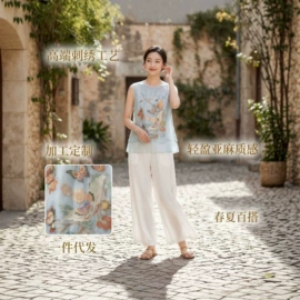 女式衬衫;女式马甲;时尚休闲套装