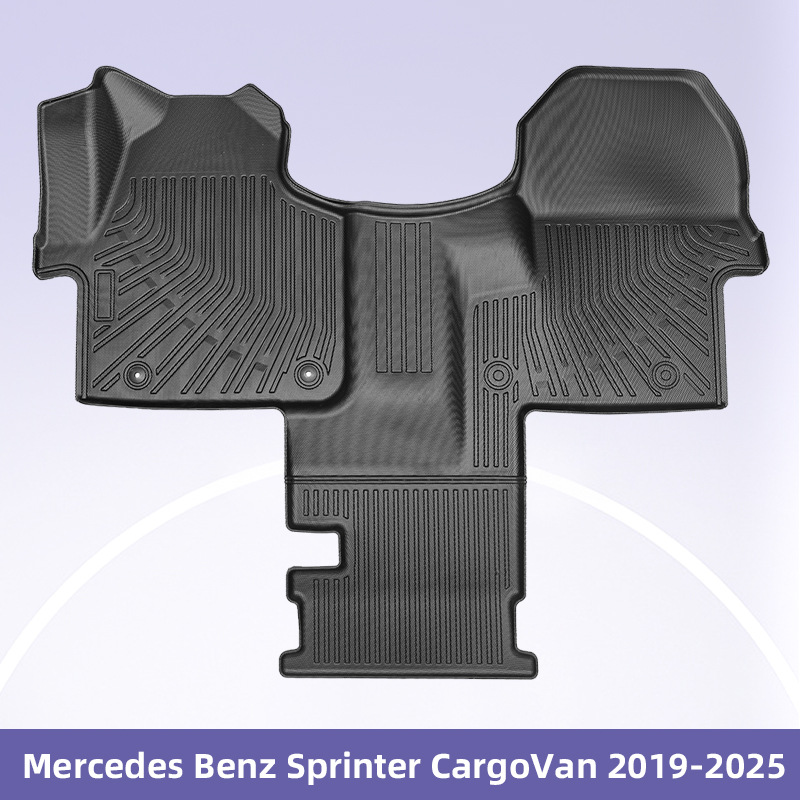 Para Mercedes Benz Sprinter CargoVan 2019 - 2025 todo el tiempo TPE almohadillas de pies