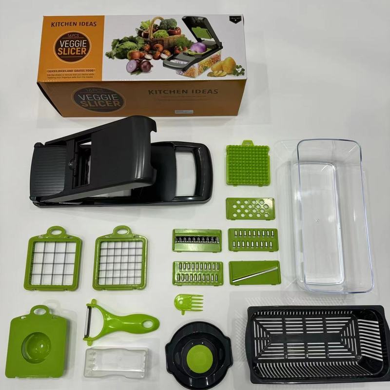 国境を越えた多機能野菜切り神器家庭用糸切り器削り器キッチン糸拭き器マッシュポテト切り|undefined