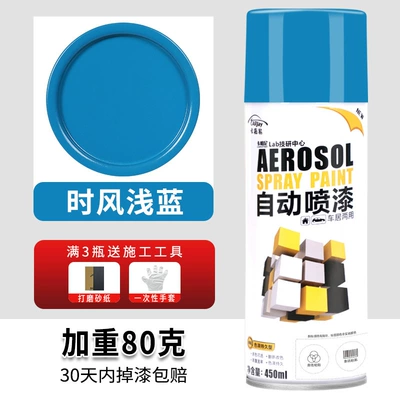 various colors bright black silver | Avtomobil boyası - light-blue-wind-at-589-450ml